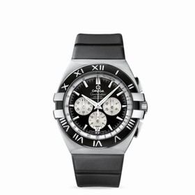Omega Constellation Double Eagle Co-Axial Chronograph Black Rubber (1819.51.91)