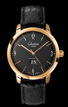 Glashutte Original Sixties Panorama Date Black (2-39-47-02-01-04)