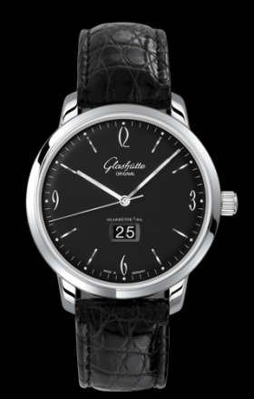 Glashutte Original Sixties Panorama Date Black (2-39-47-03-02-04)
