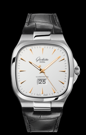 Glashutte Original Seventies Panorama Date Silver (2-39-47-11-12-04)