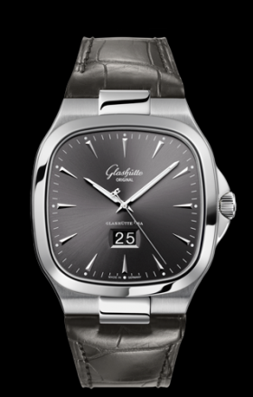 Glashutte Original Seventies Panorama Date Ruthenium (2-39-47-12-12-04)