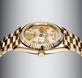 Rolex Day-Date 40 Yellow Gold Champagne Roman (228238-0006)