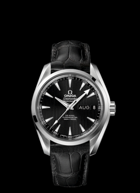 Omega Seamaster Aqua Terra 150M Co-Axial Annual Calendar 38.5mm Black / Alligator (231.13.39.22.01.001)