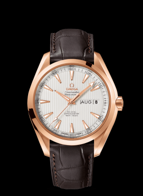 Omega Seamaster Aqua Terra 150M Co-Axial Annual Calendar 43mm Red Gold / Silver/ Alligator (231.53.43.22.02.002)