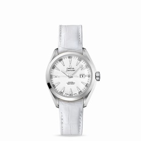 Omega Seamaster Aqua Terra 150M Co-Axial 34mm Silver / Alligator (231.13.34.20.04.001)
