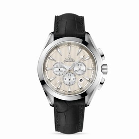 Omega Seamaster Aqua Terra 150M Chrono Co-Axial Ivory / Alligator (231.13.44.50.09.001)