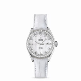 Omega Seamaster Aqua Terra 150M Jewellery Co-Axial 34mm MOP / Alligator (231.18.34.20.55.001)