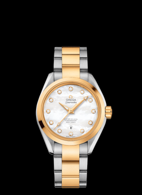 Omega Seamaster Aqua Terra Master Co-Axial Calibre 8520 34MM Two Tone Yellow (231.20.34.20.55.002)
