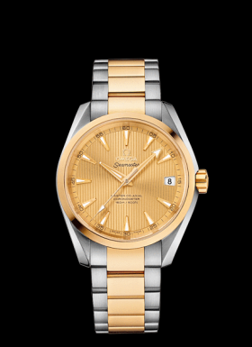 Omega Seamaster Aqua Terra 150m Master Co-Axial 38.5mm Two Tone / Yellow (231.20.39.21.08.001)