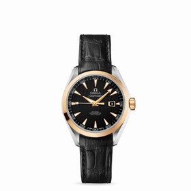 Omega Seamaster Aqua Terra 150M Co-Axial 34mm Two Tone / Alligator (231.23.34.20.01.001)