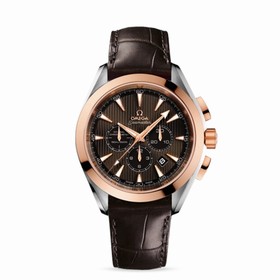 Omega Seamaster Aqua Terra 150M Chrono Co-Axial Two Tone / Alligator (231.23.44.50.06.001)