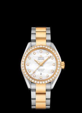 Omega Seamaster Aqua Terra Master Co-Axial Calibre 8520 34MM Two Tone Yellow Diamond (231.25.34.20.55.006)