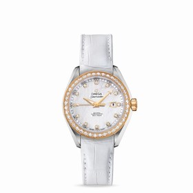 Omega Seamaster Aqua Terra 150M Jewellery Co-Axial 34mm Two Tone /Alligator (231.28.34.20.55.001)