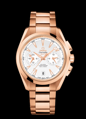 Omega Seamaster Aqua Terra 150M Co-Axial GMT Chronograph 43mm Gold / Silver (231.50.43.52.02.001)