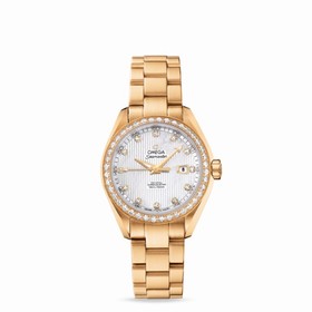 Omega Seamaster Aqua Terra 150M Jewellery Co-Axial 34mm Yellow Gold (231.55.34.20.55.001)