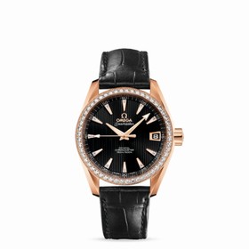 Omega Seamaster Aqua Terra 150M Jewellery Co-Axial 38.5mm Red Gold / Alligator (231.58.39.21.51.001)