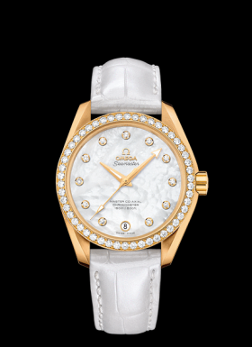 Omega Seamaster Aqua Terra Master Co-Axial 38.5 Yellow Gold Diamond / Strap (231.58.39.21.55.002)
