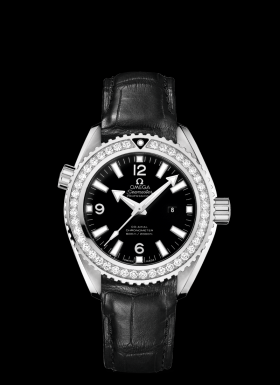 Omega Seamaster Planet Ocean 600M Co-Axial 37.5mm Diamond Bezel / Alligator (232.18.38.20.01.001)