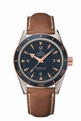 Omega Seamaster 300 Master Co-Axial Titanium- Sedna / Strap (233.62.41.21.03.001)