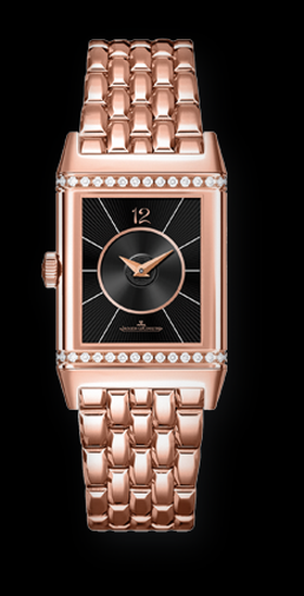 Jaeger-LeCoultre Reverso Classic Medium Duetto Pink Gold Bracelet (2572120)