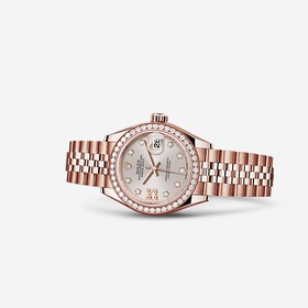 Rolex Lady-Datejust 28 Everose Diamond Jubilee Sundust Diamonds (279135rbr-0004)
