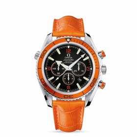 Omega Seamaster Planet Ocean 600M Co-Axial Chrono Orange / Orange Alligator (2918.50.38)