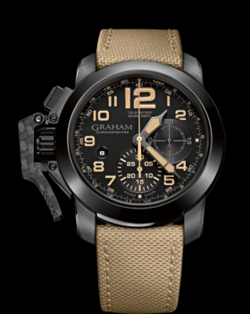 Graham Chronofighter Oversize Black Sahara (2CCAU.B02A)