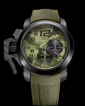 Graham Chronofighter Oversize Black Arrow (2CCAU.G02A)