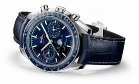 Omega Speedmaster Moonphase Chronograph Master Chronometer Blue (304.33.44.52.03.001)