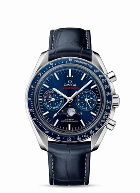 Omega Speedmaster Moonphase Chronograph Master Chronometer Blue (304.33.44.52.03.001)