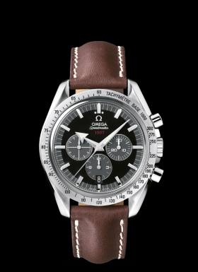 Omega Speedmaster Broad Arrow 1957 Black / Calf (321.12.42.50.01.001)