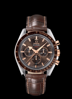 Omega Speedmaster Broad Arrow 1957 Two Tone / Brown (321.93.42.50.13.001)