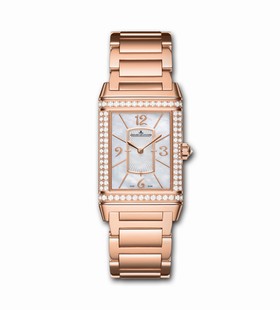 Jaeger-LeCoultre Grande Reverso Lady Ultra Thin Pink Gold Mother of Pearl Bracelet (3212102)