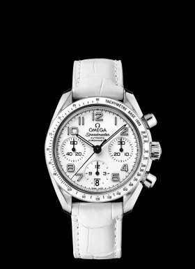 Omega Speedmaster Date White / Strap (324.33.38.40.04.001)