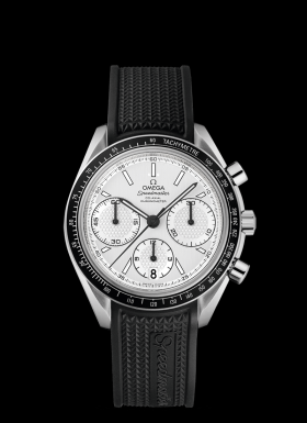 Omega Speedmaster Racing Co-Axial Chronograph Silver / Rubber (326.32.40.50.02.001)