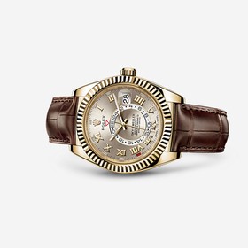 Rolex Sky-Dweller Yellow Gold Silver (326138-0003)