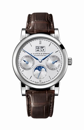 A. Lange & Sohne Saxonia Annual Calendar White Gold (330.026)