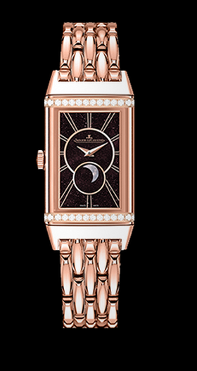 Jaeger-LeCoultre Reverso One Duetto Moon Pink Gold Bracelet (3352120)