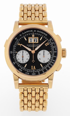 A. Lange & Sohne Datograph Rose Gold / Black (403.031 ALS)