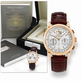 A. Lange & Sohne Datograph Rose Gold / Silver (403.032)