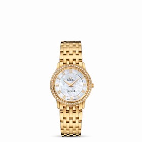 Omega Deville Prestige Quartz 27mm Yellow Gold / Diamond / MOP (413.55.27.60.05.001)