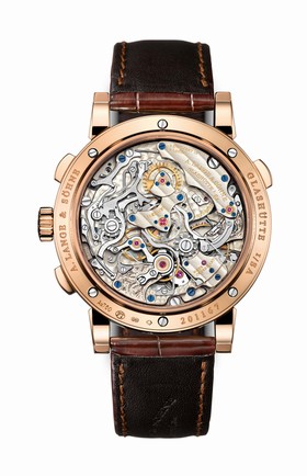 A. Lange & Sohne 1815 Rattrapante Perpetual Calendar Pink Gold (421.032)