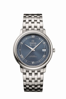 Omega De Ville Prestige Co-Axial 36.8mm Vintage Blue (424.10.37.20.03.002)