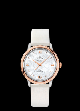 Omega Deville Prestige Co-Axial. 32.7 Butterfly Steel / Red Gold / Strap (424.22.33.20.55.001)