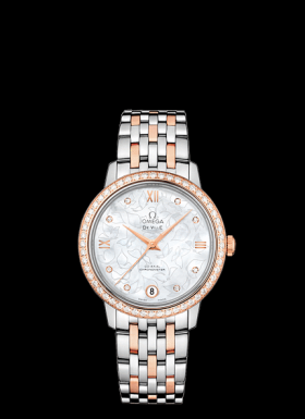 Omega Deville Prestige Co-Axial. 32.7 Butterfly Steel / Red Gold (424.25.33.20.55.003)