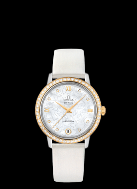 Omega Deville Prestige Co-Axial. 32.7 Butterfly Steel / Yellow Gold / Strap (424.27.33.20.55.002)