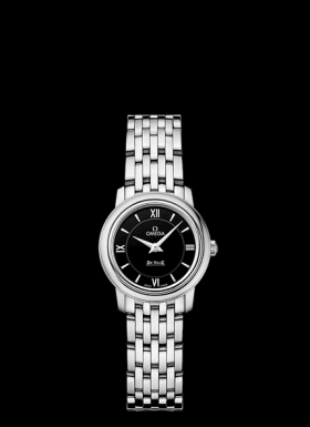 Omega Deville Prestige Quartz Ladies 24.5mm Black (424.10.24.60.01.001)