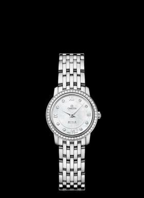 Omega Deville Prestige Quartz Ladies 24.5mm Diamond / Diamond MOP (424.15.24.60.55.001)