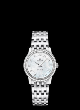 Omega Deville Prestige Quartz 27mm Diamond / Diamond MOP (424.15.27.60.55.001)