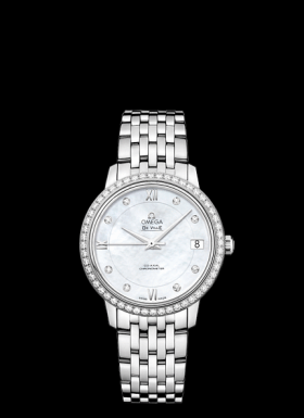 Omega DeVille Prestige Co-Axial 32.7 Diamond Bracelet (424.15.33.20.55.001)